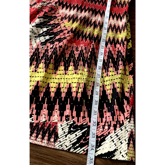 French Connection Dress Womens Size 10 Sleeveless Colorful Artsy Sheath Dress - Picture 12 of 12
